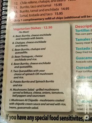 Menu photo 2 El Cubilete Niagara Falls, NY