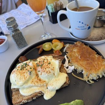Mala Ocean Tavern - Grilled fish eggs Benedict - Seafood Near Me - Lahaina, Hawaii Mala Ocean Tavern - Grilled fish eggs Benedict - Seafood Near Me - Lahaina, Hawaii