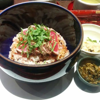Cha-An - Tuna tataki donburi lunch special - Japanese Near Me - New York, New York Cha-An - Tuna tataki donburi lunch special - Japanese Near Me - New York, New York