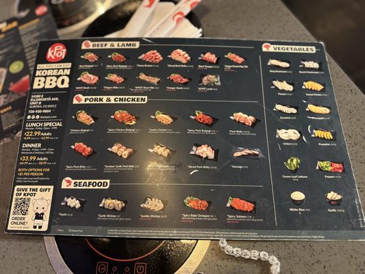 Menu photo 3 KPOT Korean BBQ & Hot Pot Aurora, CO Menu photo 3 KPOT Korean BBQ & Hot Pot Aurora, CO