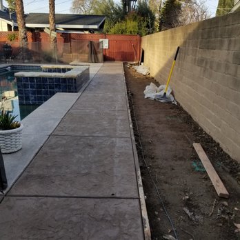 A.D. Landscape Service - Extended concrete footprint around pool, replacing grass - Landscaping Near Me - Sacramento, California