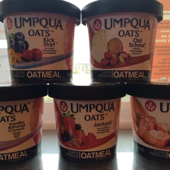 Shipwreck Camano - New Oatmeal Umqua Oats! Yummy flavors, my personal favorite Salted caramel Meltdown! - Coffee & Tea Near Me - Camano Island, Washington