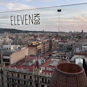 Eleven BCN - Montjuic in the distance - Cocktail Bars Near Me - Barcelona, B Eleven BCN - Montjuic in the distance - Cocktail Bars Near Me - Barcelona, B