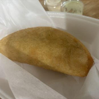 Plaza Fiesta - Empanada from Arepa Grill - Shopping Centers Near Me - Atlanta, Georgia