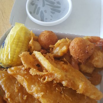 Long John Silver's - #1 platter with an extra piece of fish, green beans and corn as a side. - Seafood Near Me - Richmond, Virginia Long John Silver's - #1 platter with an extra piece of fish, green beans and corn as a side. - Seafood Near Me - Richmond, Virginia