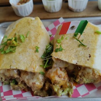 Mission 19 Taquería - Mar y Tierra burrito - Mexican Near Me - Monterey, California Mission 19 Taquería - Mar y Tierra burrito - Mexican Near Me - Monterey, California