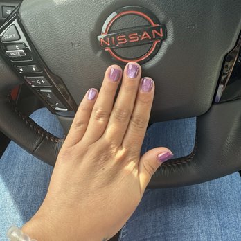 Eclipse Nail Bar - Builder gel with purple cat eye gel 3 - Nail Salons Near Me - San Jose, California Eclipse Nail Bar - Builder gel with purple cat eye gel 3 - Nail Salons Near Me - San Jose, California