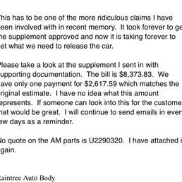 Proof from body shop
