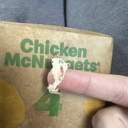McDonald's - 4 menu, and a piece of trash lol