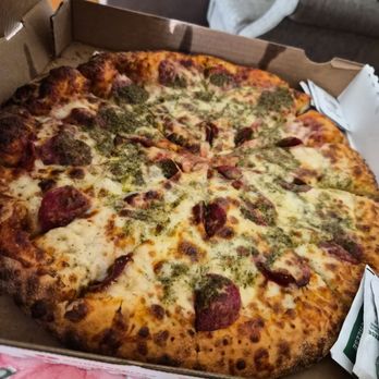 Seniores pizza - Pepperoni pesto pizza - Pizza Near Me - Concord, California