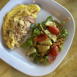 Café Paris - Frittata with side salad.
