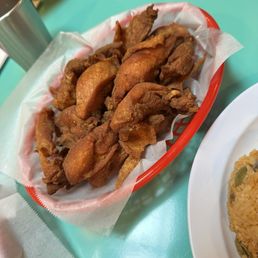 Fried chicken cracklings