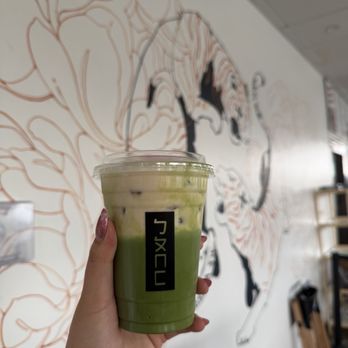 Bopomofo Cafe - Rose Matcha Latte - Bubble Tea Near Me - San Gabriel, California Bopomofo Cafe - Rose Matcha Latte - Bubble Tea Near Me - San Gabriel, California