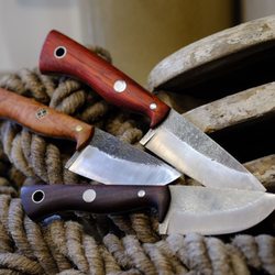 Axe & Reel Outdoor Emporium - Just finished up a couple of fresh knives for the store