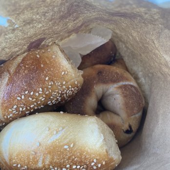 Kinderkamack Hot Bagels - a closeup of a bagel - Bakeries Near Me - River Edge, New Jersey