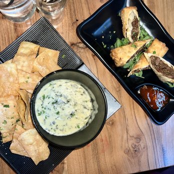 Modish - Spinach dip and Steak Rolls - Tacos Near Me - Atlanta, Georgia