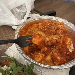 Gnocchi and sauce Gnocchi and sauce