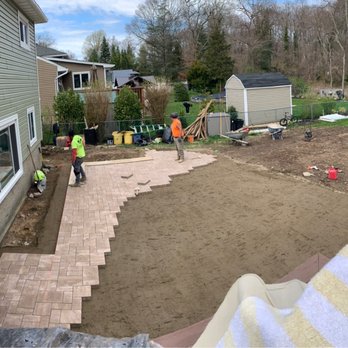 Gold Coast Pavers - Just admiring them work - Masonry/Concrete Near Me - Old Bethpage, New York Gold Coast Pavers - Just admiring them work - Masonry/Concrete Near Me - Old Bethpage, New York