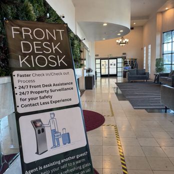 Glendale Hotel - Front desk kiosk - Hotels Near Me - Glendale, California