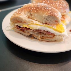 Spicy Hobo on Salt bagel