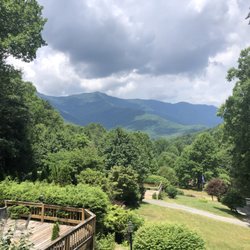 Daytime view from the main lodge.