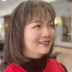 The Spa - Los Gatos - Sherry design the bangs for me to stay a bit more mysterious. lol