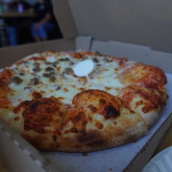 The Next Slice - Sausage and cheese pizza - Pizza Near Me - Murrieta, California The Next Slice - Sausage and cheese pizza - Pizza Near Me - Murrieta, California