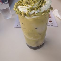 That iced pistachio latte is off the charts! That iced pistachio latte is off the charts!