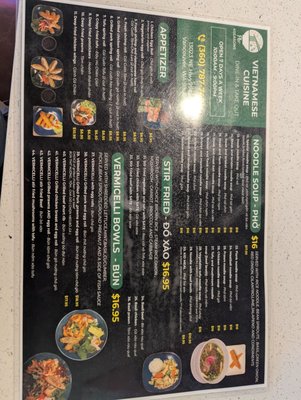 Menu photo 2 Pho 4 Seasons Vancouver, WA