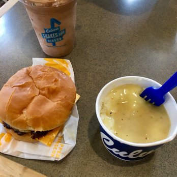 Culver's - Chocolate salted caramel/M&M concrete (YUM) cheese butterburger(pass) mashed potatoes (impressive) - Burgers Near Me - Franklin, Tennessee Culver's - Chocolate salted caramel/M&M concrete (YUM) cheese butterburger(pass) mashed potatoes (impressive) - Burgers Near Me - Franklin, Tennessee