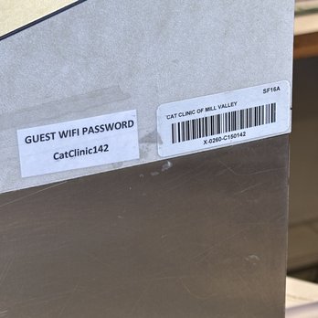 Cat Clinic - Wi-Fi while you wait at the Cat Clinic - Veterinarians Near Me - Mill Valley, California