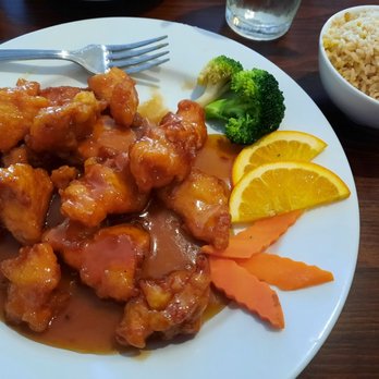Bamboo House - Orange Chicken with Fried Rice - Vietnamese Near Me - Bonham, Texas Bamboo House - Orange Chicken with Fried Rice - Vietnamese Near Me - Bonham, Texas