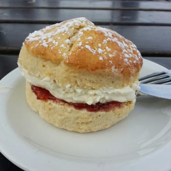 Brunels Buttery - Scone with butter cream and jam - Fast Food Near Me - Bristol, BST Brunels Buttery - Scone with butter cream and jam - Fast Food Near Me - Bristol, BST