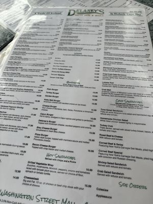 Menu photo 7 Delaney's Irish Pub & Grill Cape May, NJ Menu photo 7 Delaney's Irish Pub & Grill Cape May, NJ