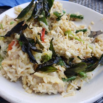 Sopa Thai Cuisine - Green curry fried rice - Thai Near Me - Yuba City, California Sopa Thai Cuisine - Green curry fried rice - Thai Near Me - Yuba City, California