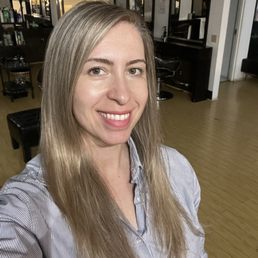 My hair done with highlights at Bokaos Aveda My hair done with highlights at Bokaos Aveda