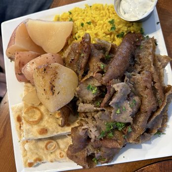 Z's Greek - Beef Souvlaki Platter (2) - Greek Near Me - Phoenix, Arizona Z's Greek - Beef Souvlaki Platter (2) - Greek Near Me - Phoenix, Arizona