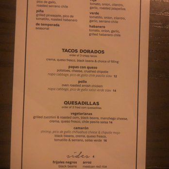 La Josie - Late night menu back side - Mexican Near Me - Chicago, Illinois La Josie - Late night menu back side - Mexican Near Me - Chicago, Illinois