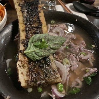 Ginger and Lemongrass - Beef PHO Soup with Roasted Bone Marrow - Vietnamese Near Me - Whitestone, New York