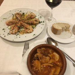 Half order gambas & one of best tripe ever!