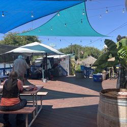 Wimpy's Marina - Stage on the patio.