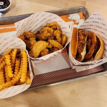 Big Chicken - French fries, chicken nuggets and bbq chicken sandwich - Fast Food Near Me - Peabody, Massachusetts Big Chicken - French fries, chicken nuggets and bbq chicken sandwich - Fast Food Near Me - Peabody, Massachusetts