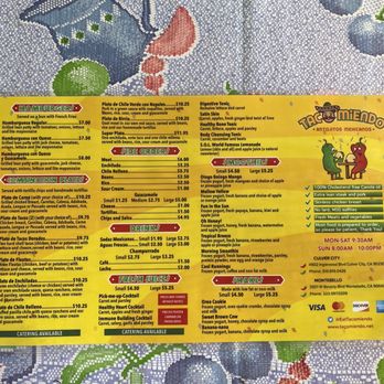 Tacomiendo - Menu 6/21/20 - Mexican Near Me - Culver City, California Tacomiendo - Menu 6/21/20 - Mexican Near Me - Culver City, California