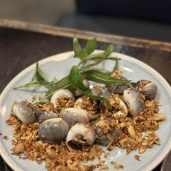 Saigon Corner Restaurant - Flower Periwinkle in Fried Garlic Butter (escargot)