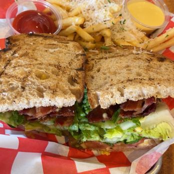 AhbA - BLT with garlic fries (upcharge) - Breakfast & Brunch Near Me - Costa Mesa, California AhbA - BLT with garlic fries (upcharge) - Breakfast & Brunch Near Me - Costa Mesa, California