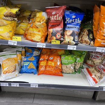 7-Eleven - a variety of snacks on a supermarket shelf - Convenience Stores Near Me - Hartford, Connecticut