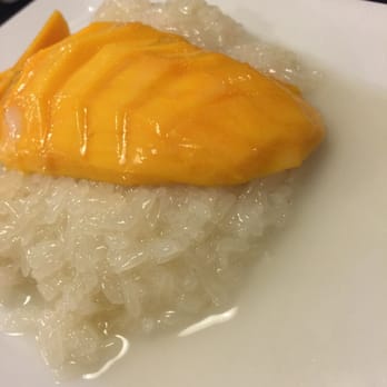 Simply Thai - Fresh mangoes with sticky rice. - Thai Near Me - Sandy, Utah
