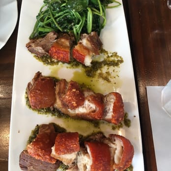 Whisk Asian Bistro Cafe - Lechon kawali with pesto - Asian Fusion Near Me - Makati, NCR