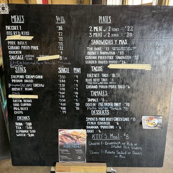 Lavaca BBQ - Menu as of May 2025 - Barbeque Near Me - Victoria, Texas