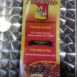 Cover of the menu showing website and phone number